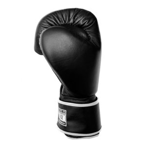 Luva de Kickboxing Joya Thai em Couro Preto-Branco - Imagem 5