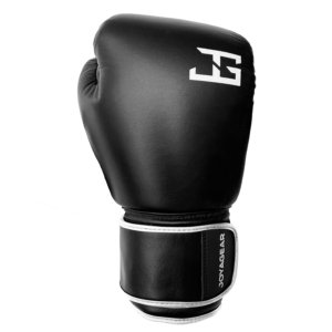 Luva de Kickboxing Joya Thai em Couro Preto-Branco - Imagem 2