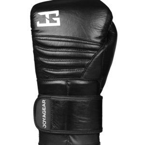 Luva de Kickboxing Joya Falcon em Couro Preto-Branco - Imagem 2