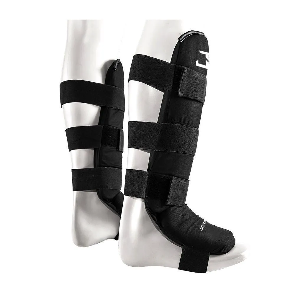 Caneleira Joya com Velcro em Algodão Preto