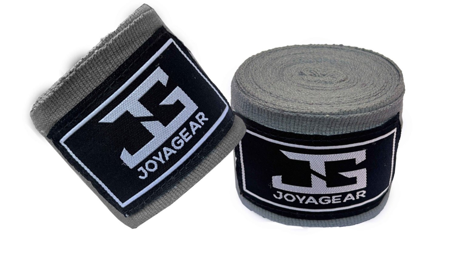Bandagem Joya com Velcro Euro Print Cinza - Imagem 2