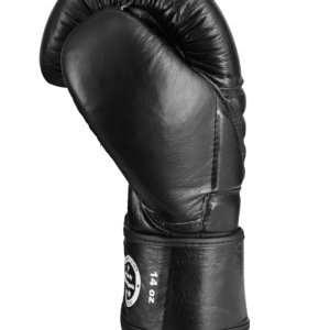 Luva de Kickboxing Joya Falcon em Couro Preto-Branco - Imagem 5