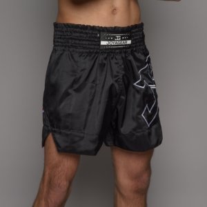 Short de Kickboxing Joyagear Strike Preto-Branco - Imagem 3