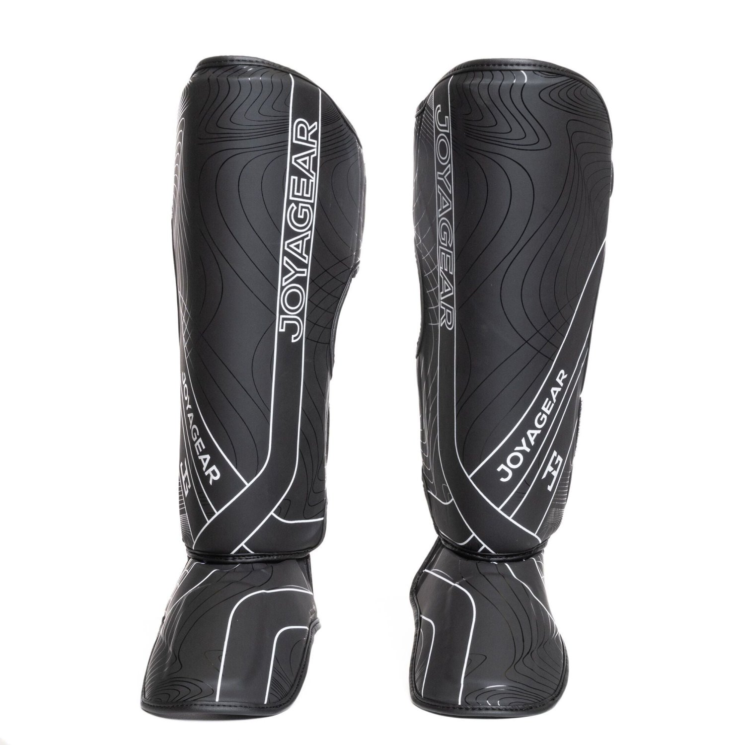 Caneleira Joya Essential de Kickboxing Preto-Branco - Imagem 1