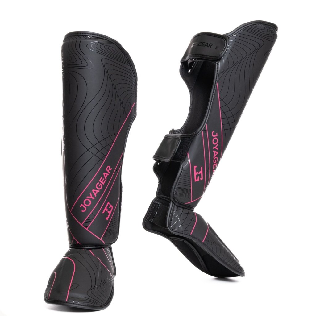 Caneleira Joya Essential de Kickboxing Preto-Rosa - Imagem 2
