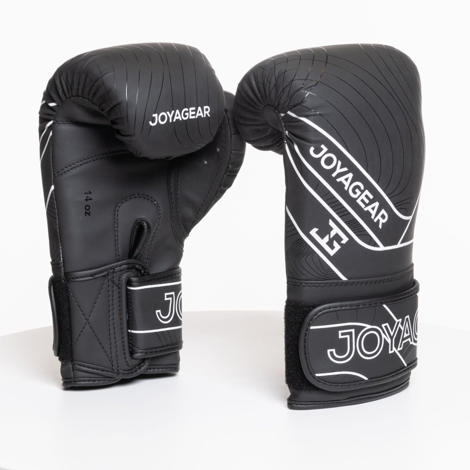 Luva de Kickboxing Joya Essential Preto-Branco - Imagem 2