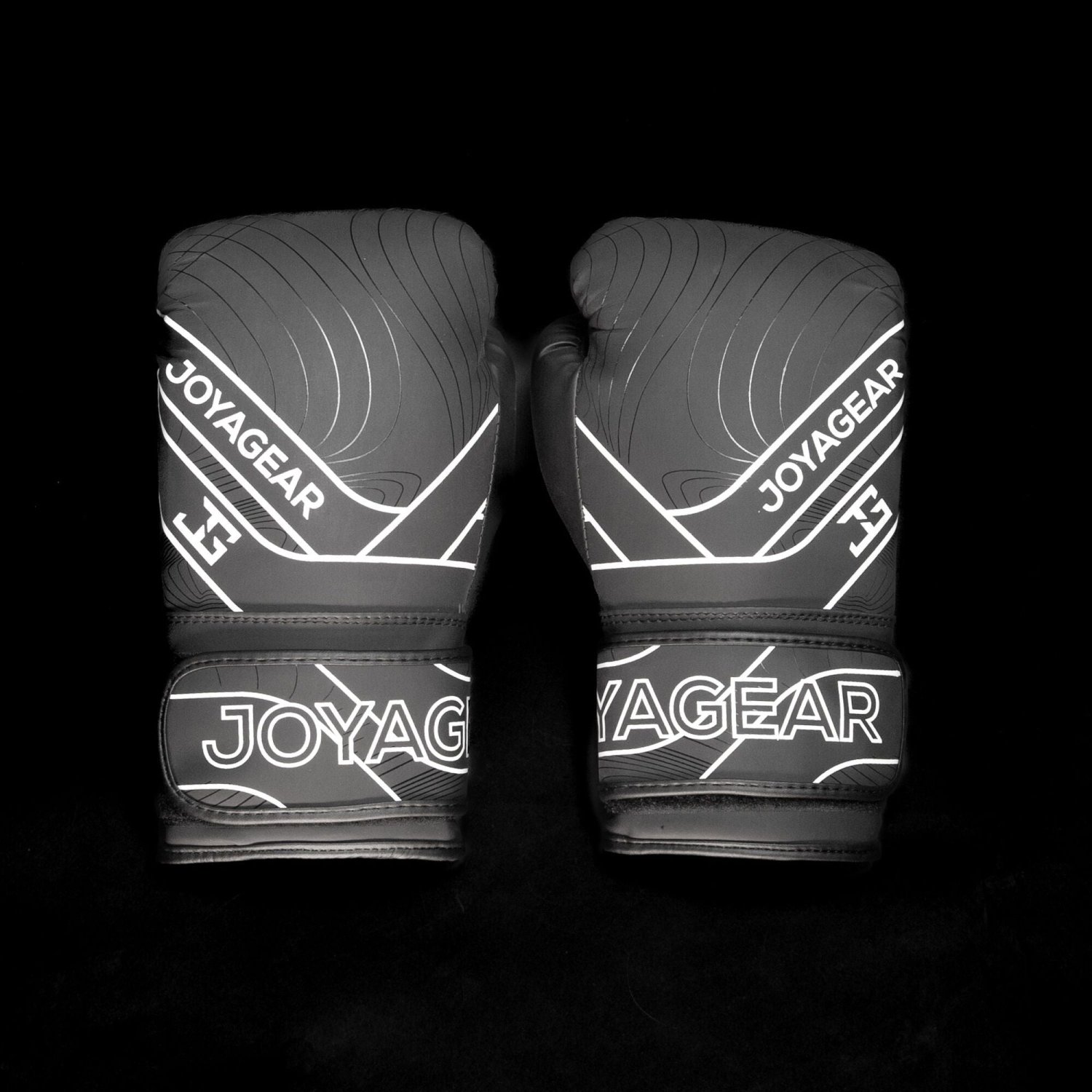 Luva de Kickboxing Joya Essential Preto-Branco - Imagem 6