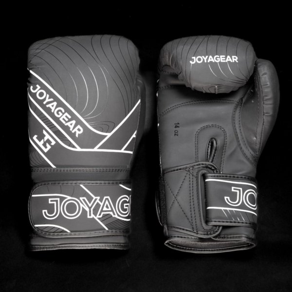 Luva de Kickboxing Joya Essential Preto-Branco