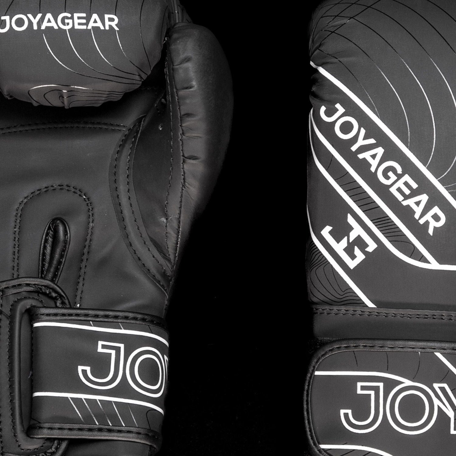 Luva de Kickboxing Joya Essential Preto-Branco - Imagem 4