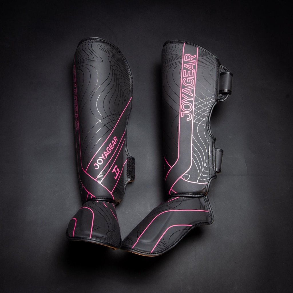 Caneleira Joya Essential de Kickboxing Preto-Rosa - Imagem 4