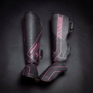 Caneleira Joya Essential de Kickboxing Preto-Rosa - Imagem 4