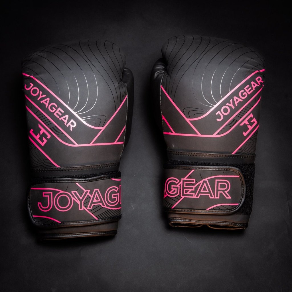 Luva de Kickboxing Joya Essential Preto-Rosa - Imagem 5
