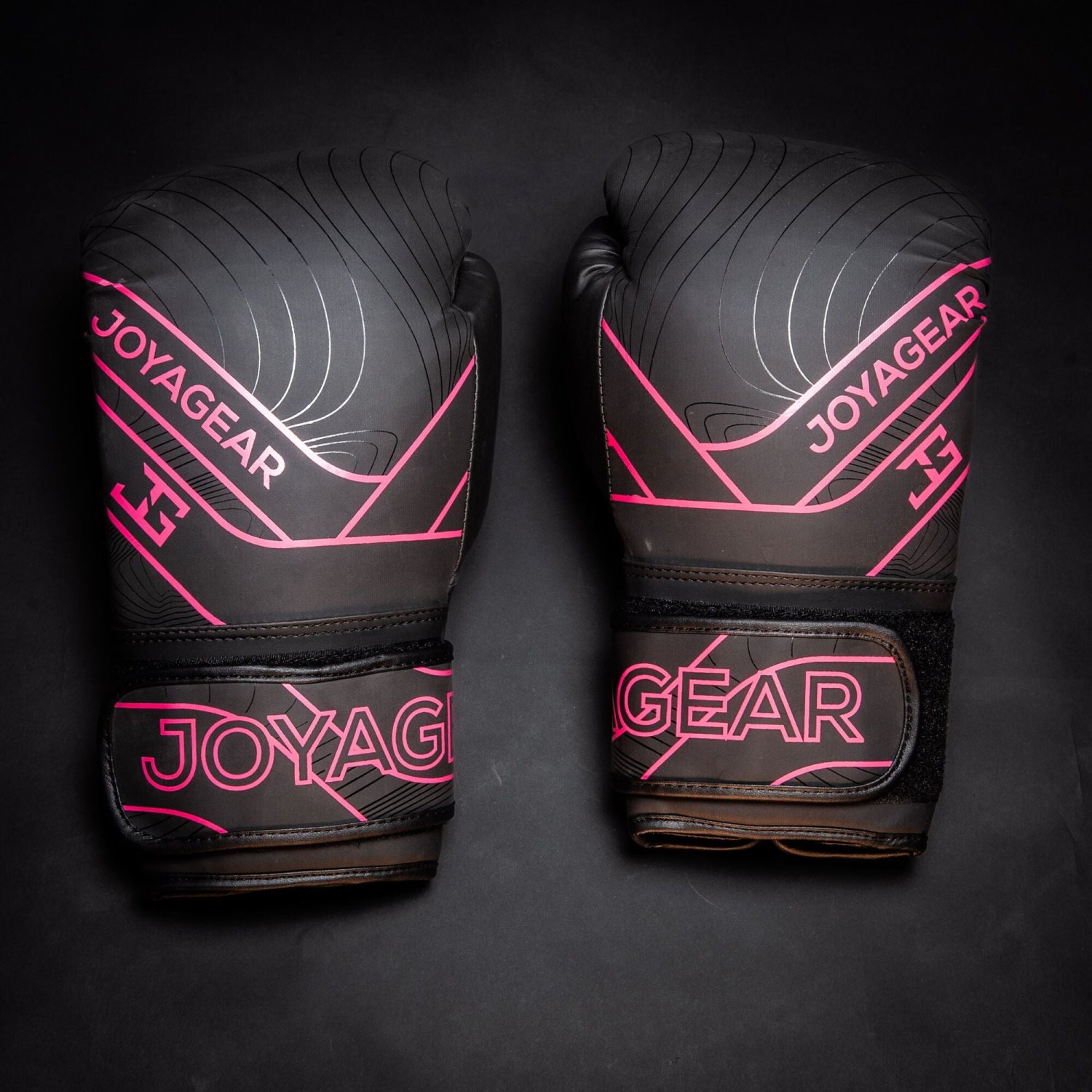 Luva de Kickboxing Joya Essential Preto-Rosa - Imagem 5