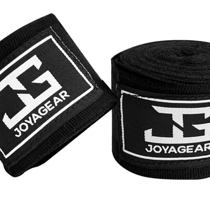 Bandagem Joya Velcro em Algodão Preto - Imagem 1