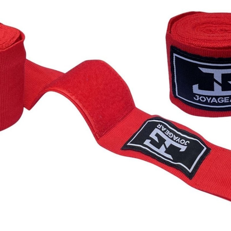 Bandagem Joya Velcro em Algodão Vermelho - Imagem 1