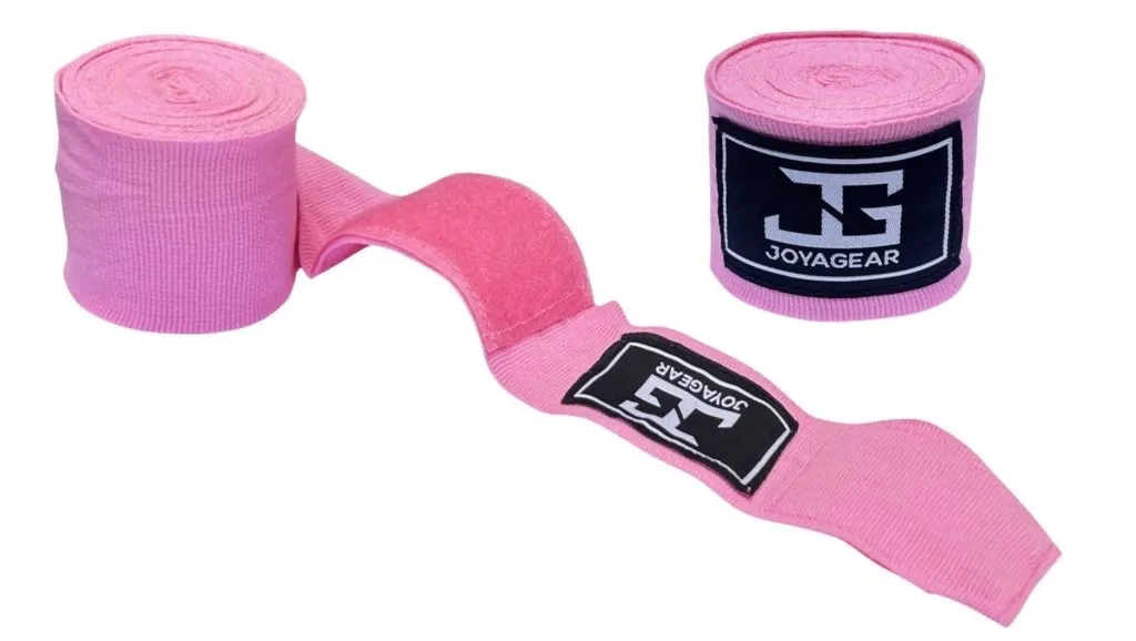 Bandagem Joya Velcro em Algodão Rosa