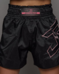 Short de Kickboxing Joyagear Strike Preto-Rosa