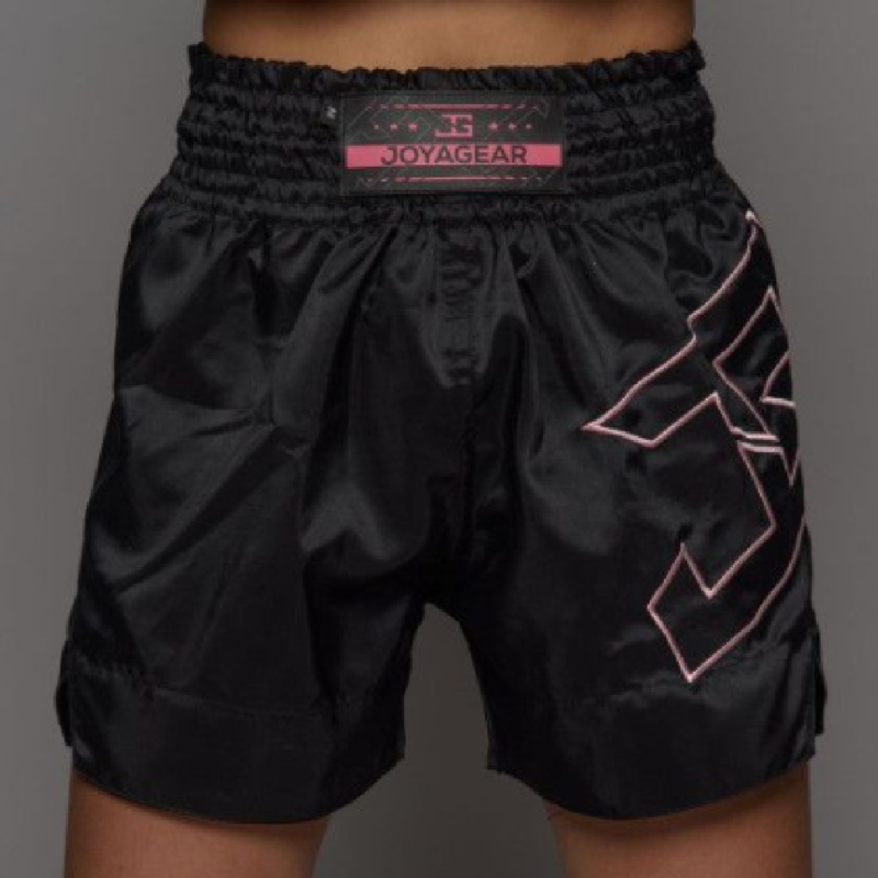 Short de Kickboxing Joyagear Strike Preto-Rosa - Imagem 1