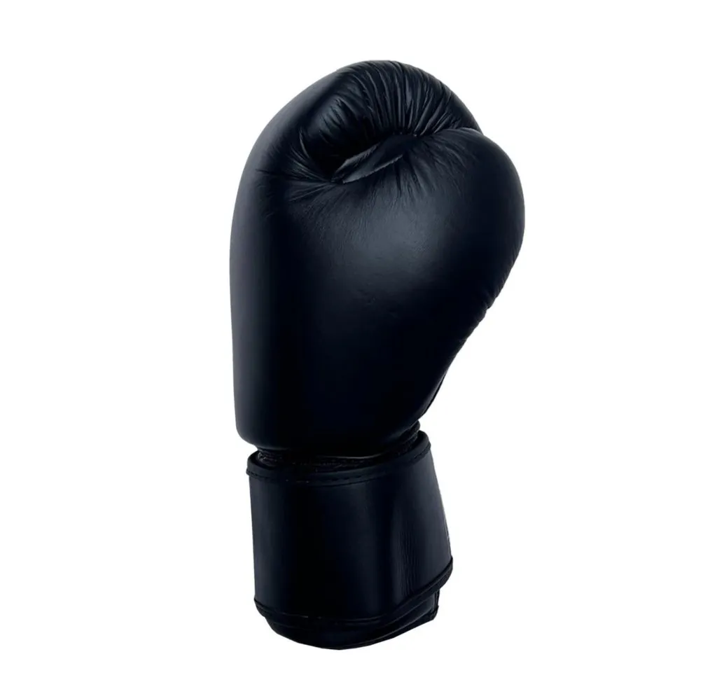Luva de Kickboxing Joya Thai em Couro Preto