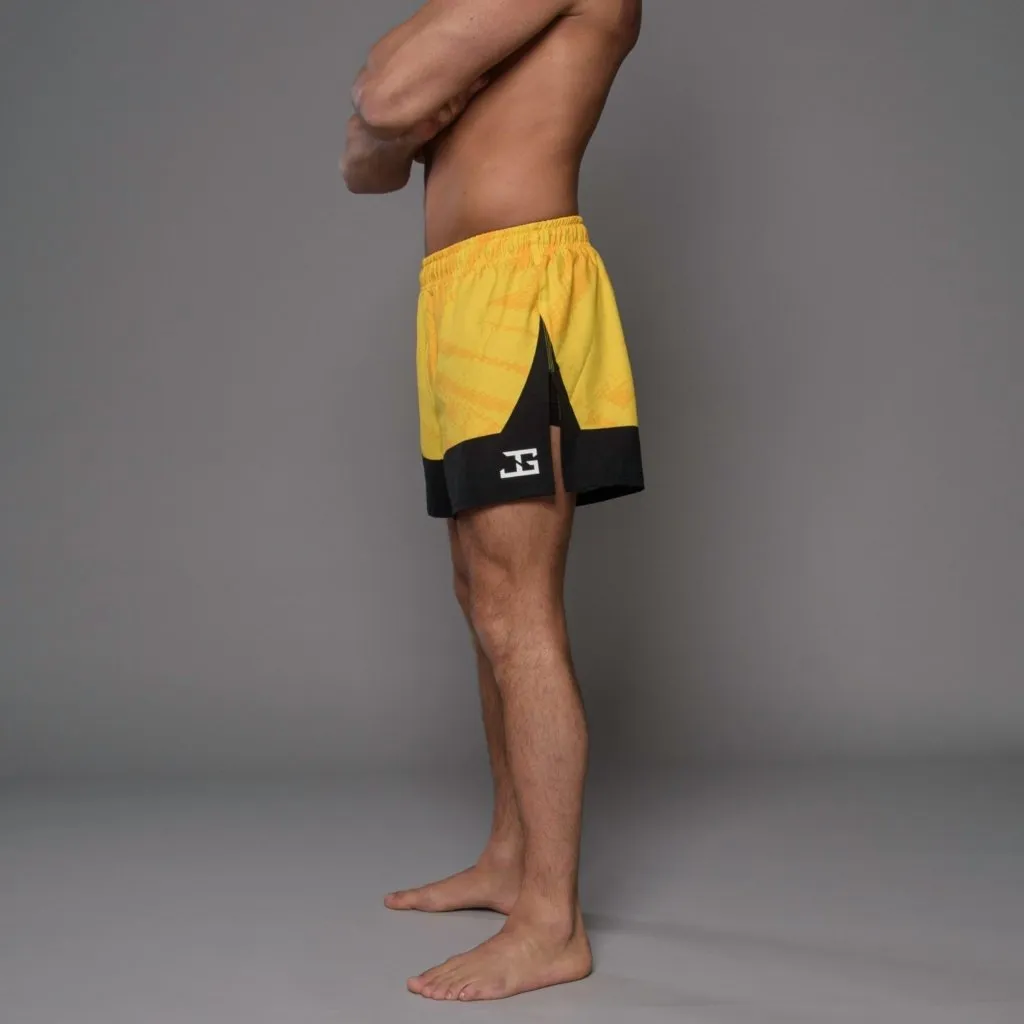 Short de MMA Joyagear Elite Amarelo