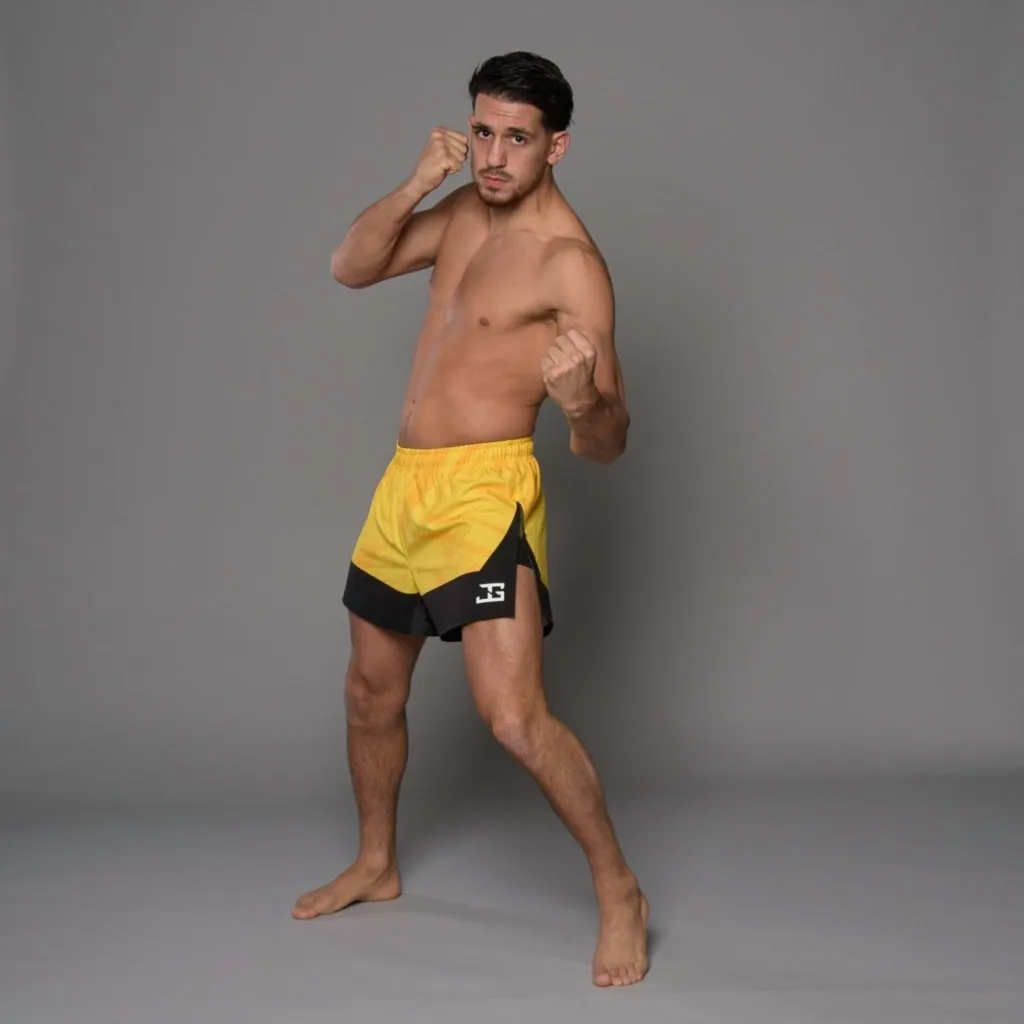 Short de MMA Joyagear Elite Amarelo
