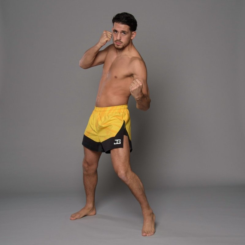 Short de MMA Joyagear Elite Amarelo - Imagem 2