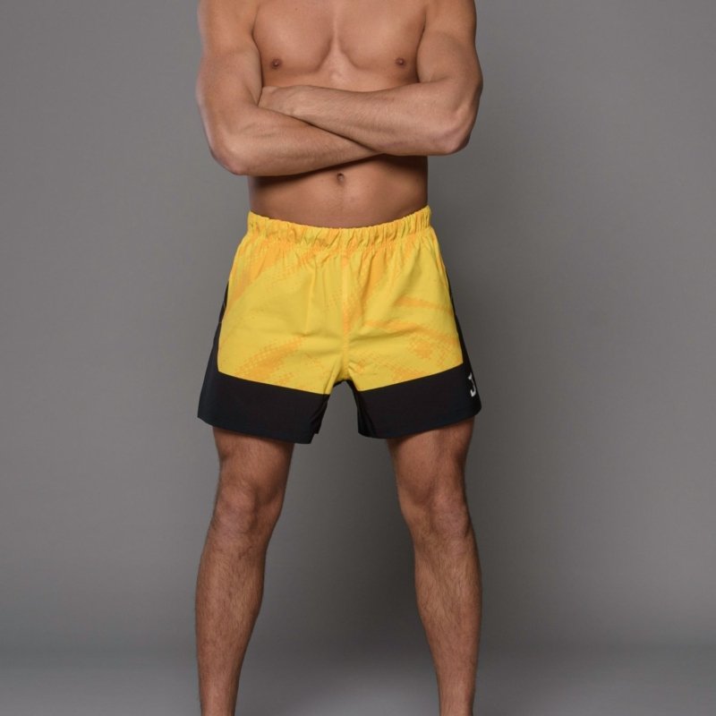 Short de MMA Joyagear Elite Amarelo - Imagem 1