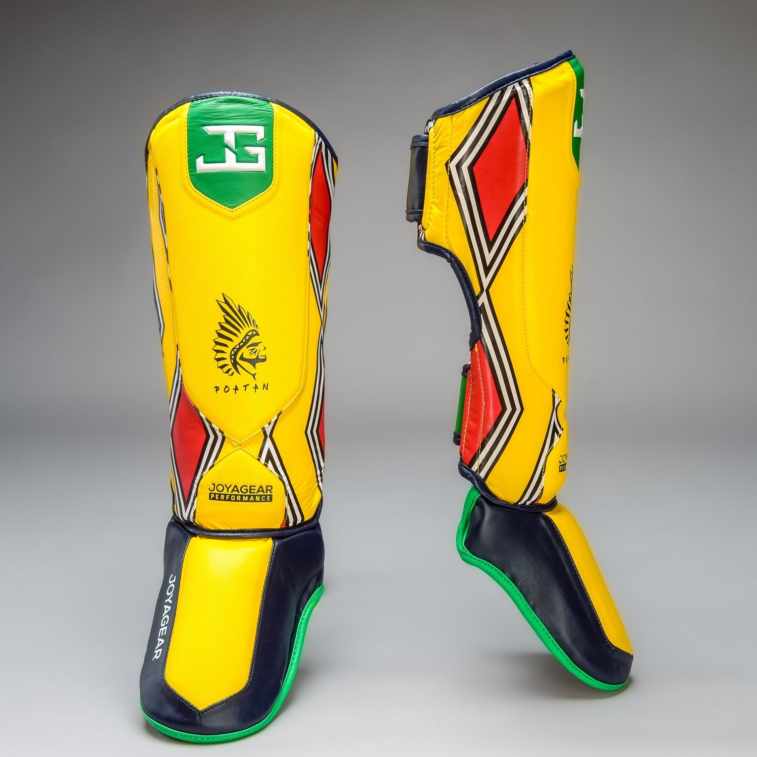Caneleira Joyagear Poatan Tribal Amarelo-Tribal - Imagem 1