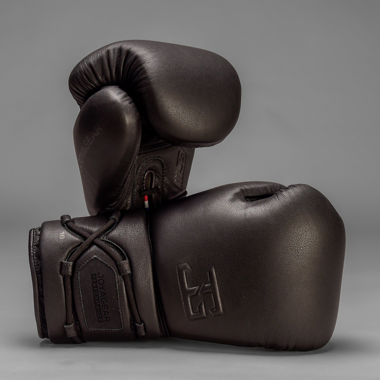 Luva de Boxe Joyagear Elite em Couro com Cadarço Preto - Imagem 9