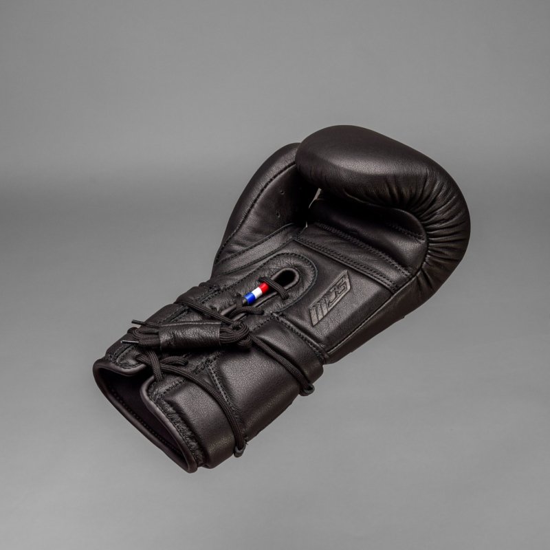 Luva de Boxe Joyagear Elite em Couro com Cadarço Preto - Imagem 7