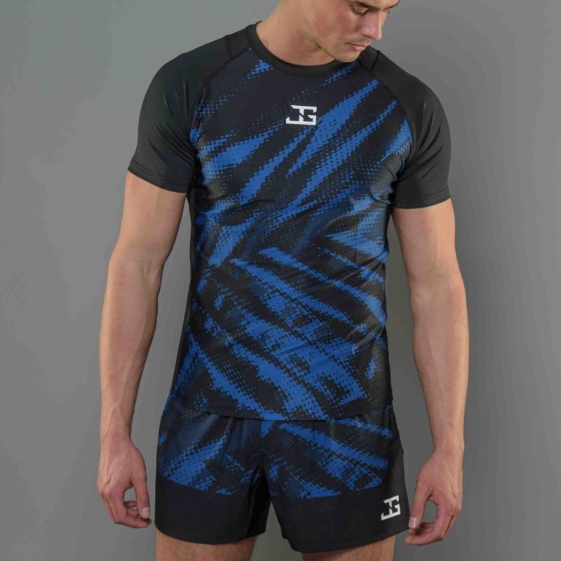 Camiseta de Treino Joyagear Elite Dry Fit Azul - Imagem 3