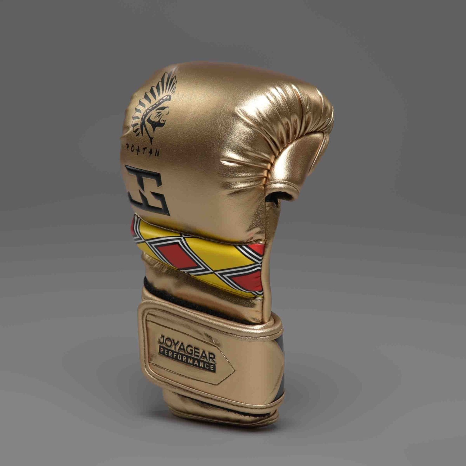 Luva de MMA Joyagear Poatan Champion Dourado - Imagem 4