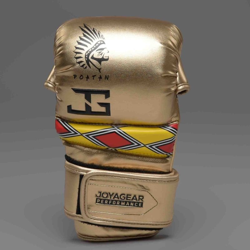 Luva de MMA Joyagear Poatan Champion Dourado - Imagem 3