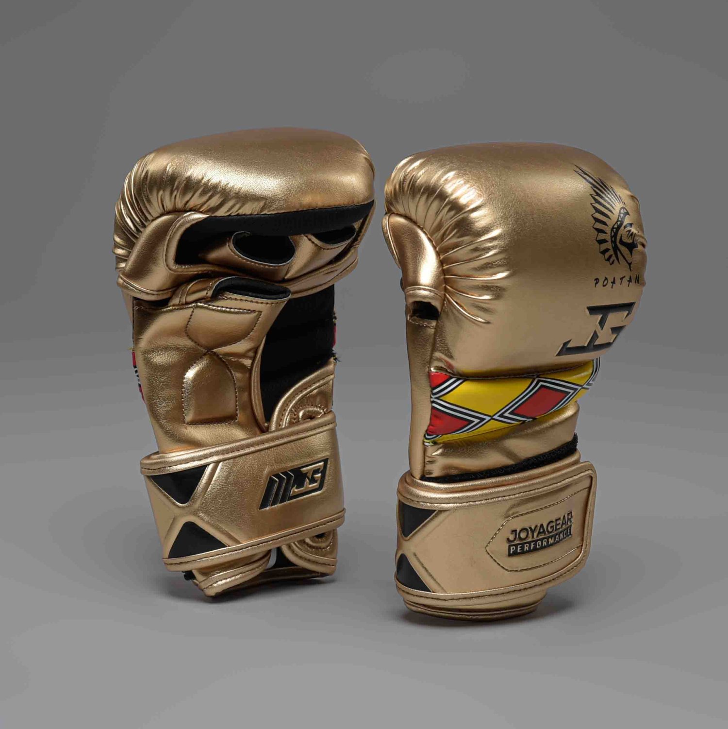 Luva de MMA Joyagear Poatan Champion Dourado - Imagem 2