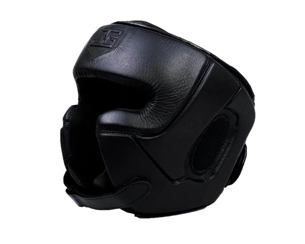 Capacete Joyagear Elite Performance em Couro Preto