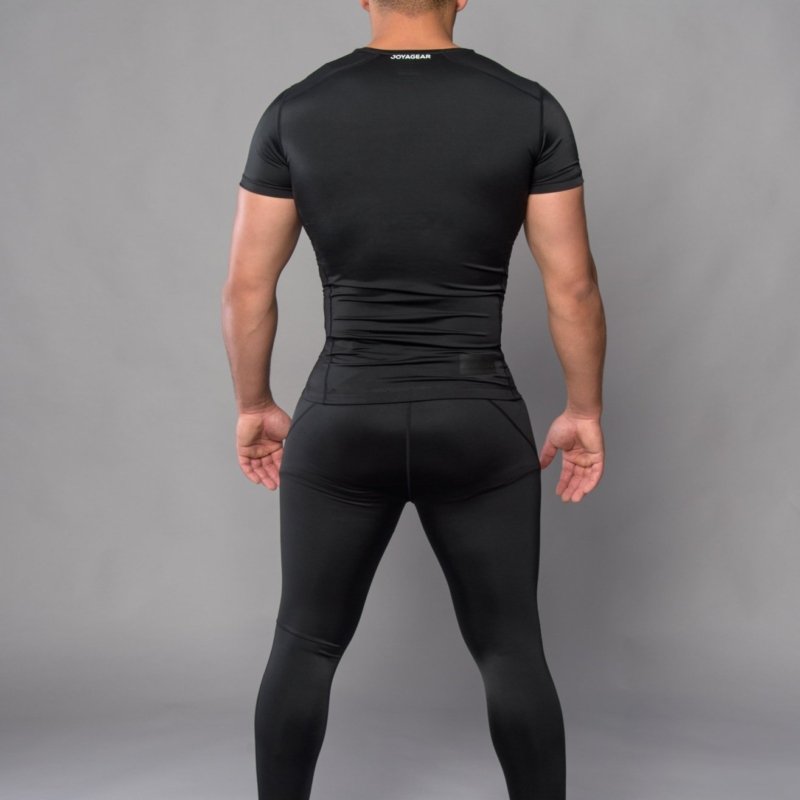 Rashguard Joya Manga Curta Preto-Branco - Imagem 6