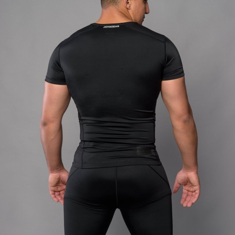Rashguard Joya Manga Curta Preto-Branco - Imagem 7
