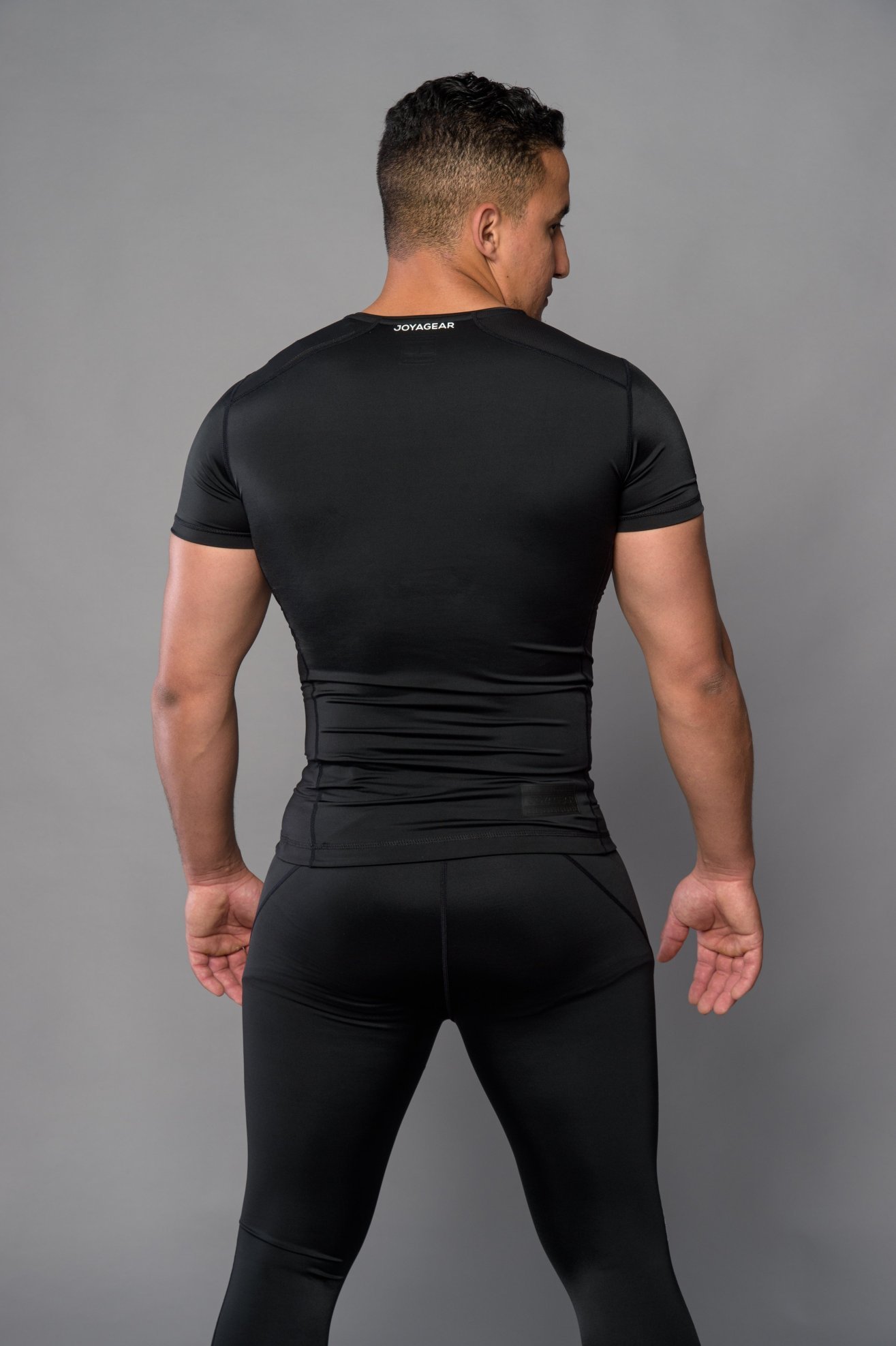 Rashguard Joya Manga Curta Preto-Branco - Imagem 7