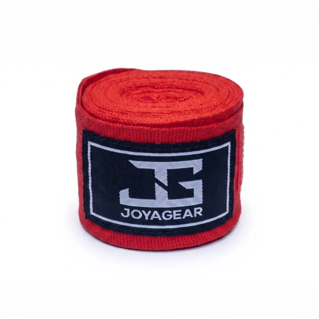Bandagem Joya Velcro em Algodão Vermelho