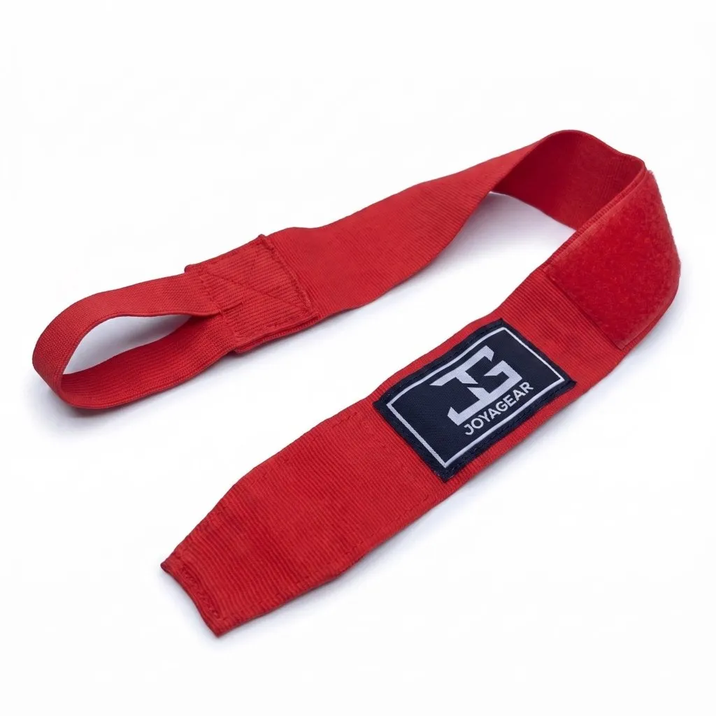 Bandagem Joya Velcro em Algodão Vermelho