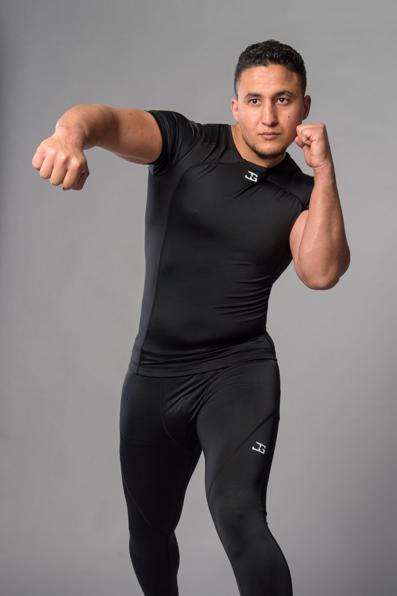 Rashguard Joya Manga Curta Preto-Branco - Imagem 4